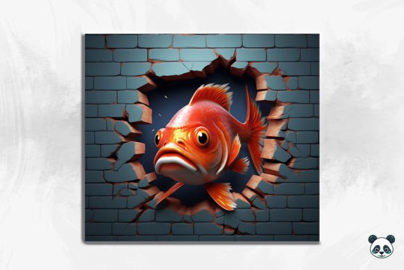 3D Fish Cracked Hole Tumbler Wrap 15: A Unique Design for Custom Tumblers