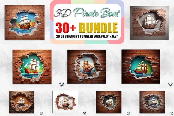3D Pirate Boat Cracked Hole Bundle: A Comprehensive Overview