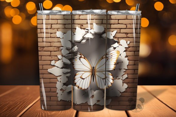 Butterfly Cracked Hole Tumbler Wrap 2: A Versatile Design for Creative Projects